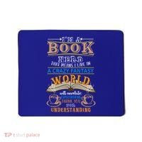 Im A Book Nerd Fantasy World Read Bookworm Gift Mousepad thumb 0
