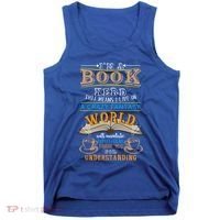 Im A Book Nerd Fantasy World Read Bookworm Gift Tank Top thumb 0