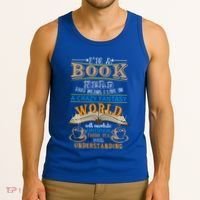 Im A Book Nerd Fantasy World Read Bookworm Gift Tank Top thumb 3