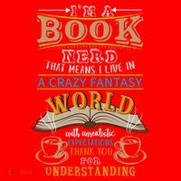 Im A Book Nerd Fantasy World Read Bookworm Gift Santa Hat thumb 1