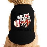 Its A Baseball Kinda Day Gift Baseball Mamaw Life Great Gift Doggie Tank thumb 0