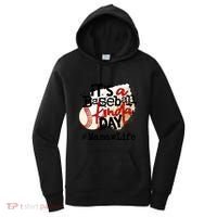 Its A Baseball Kinda Day Gift Baseball Mamaw Life Great Gift Women's Hoodie thumb 0