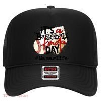 Its A Baseball Kinda Day Gift Baseball Mamaw Life Great Gift Hat thumb 0