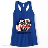 Its A Baseball Kinda Day Gift Baseball Mamaw Life Great Gift Women's Tank Top thumb 0