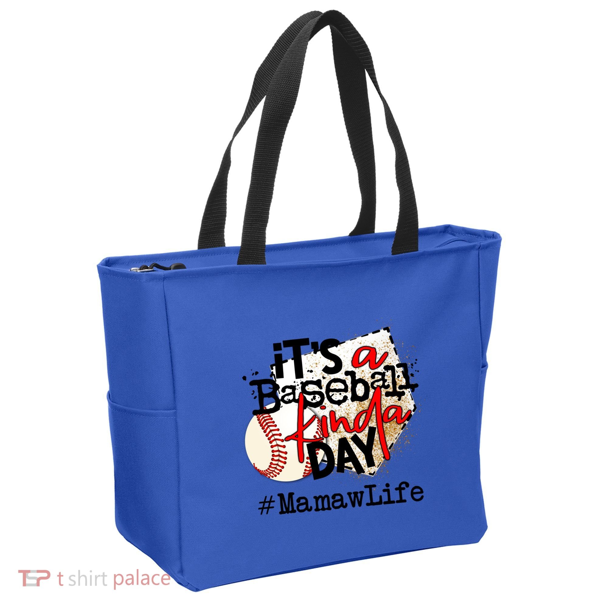 Its A Baseball Kinda Day Gift Baseball Mamaw Life Great Gift Tote Bag