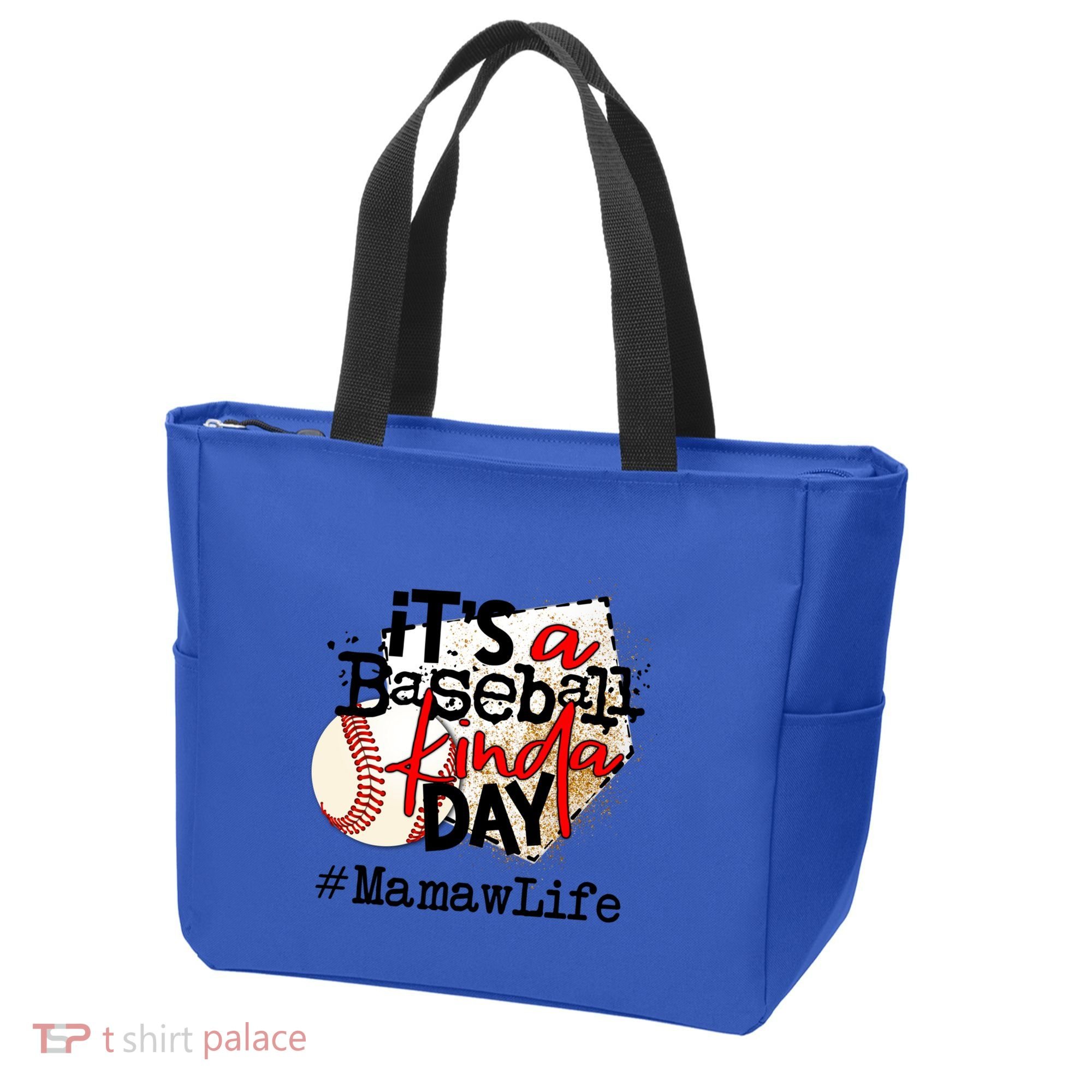 Its A Baseball Kinda Day Gift Baseball Mamaw Life Great Gift Tote Bag