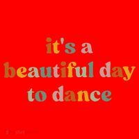 ItS A Beautiful Day To Dance Santa Hat thumb 1