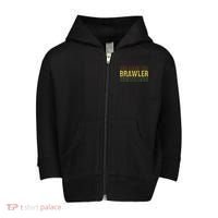 IM A Brawler Showdown Stars Toddler Zip Fleece Hoodie thumb 0