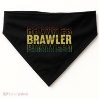 IM A Brawler Showdown Stars USA-Made Doggie Bandana thumb 0