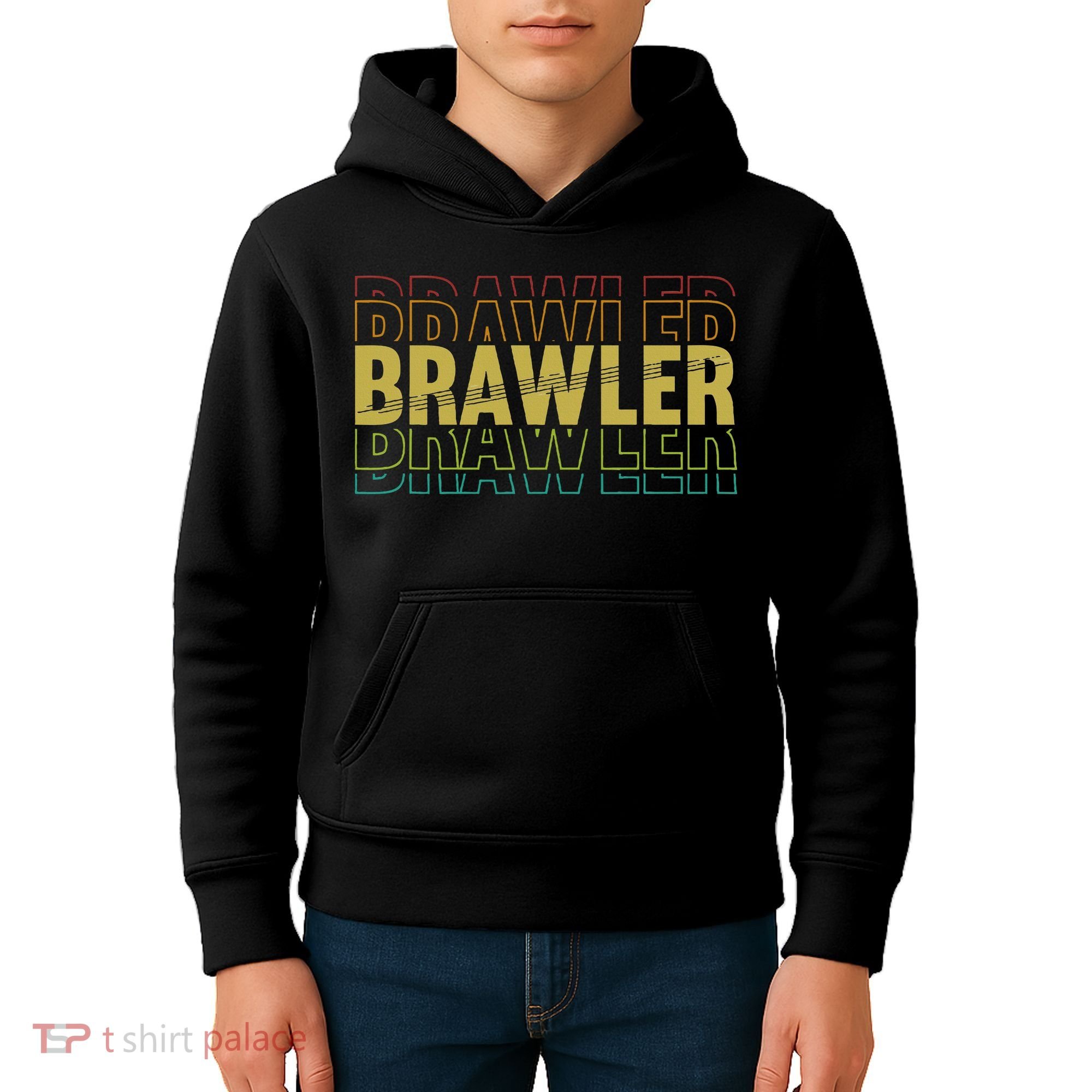 IM A Brawler Showdown Stars Kids Hoodie