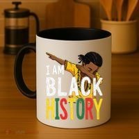 I Am Black History Black History Month Gift Coffee Mug thumb 4