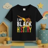 I Am Black History Black History Month Gift Toddler T-Shirt thumb 3