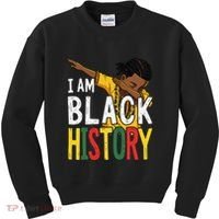I Am Black History Black History Month Gift Kids Sweatshirt thumb 0