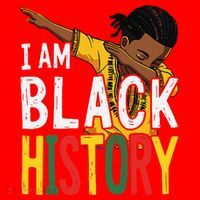 I Am Black History Black History Month Gift Santa Hat thumb 1