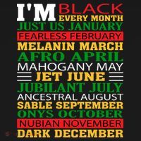 I Am Black Every Month Shirt Black History Month Bucket Hat thumb 4