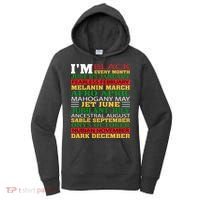 I Am Black Every Month Shirt Black History Month Women's Hoodie thumb 0