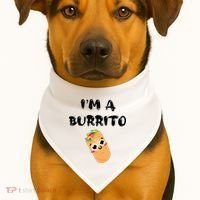 I’M A Burrito USA-Made Doggie Bandana thumb 1