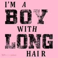 I'm A Boy With Long Hair Funny Long Hair Boy Cool Coaster thumb 2