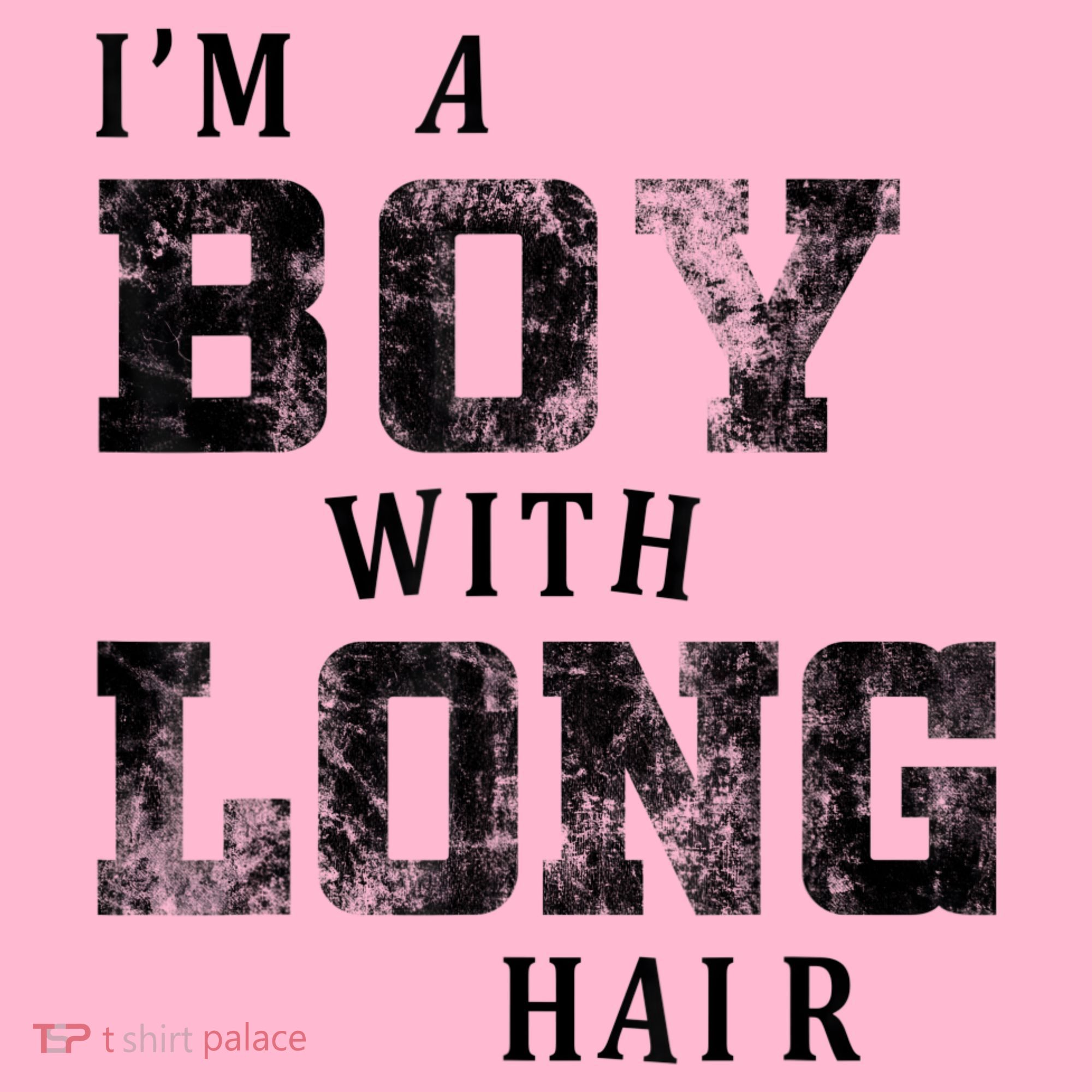 I'm A Boy With Long Hair Funny Long Hair Boy Cool Coaster