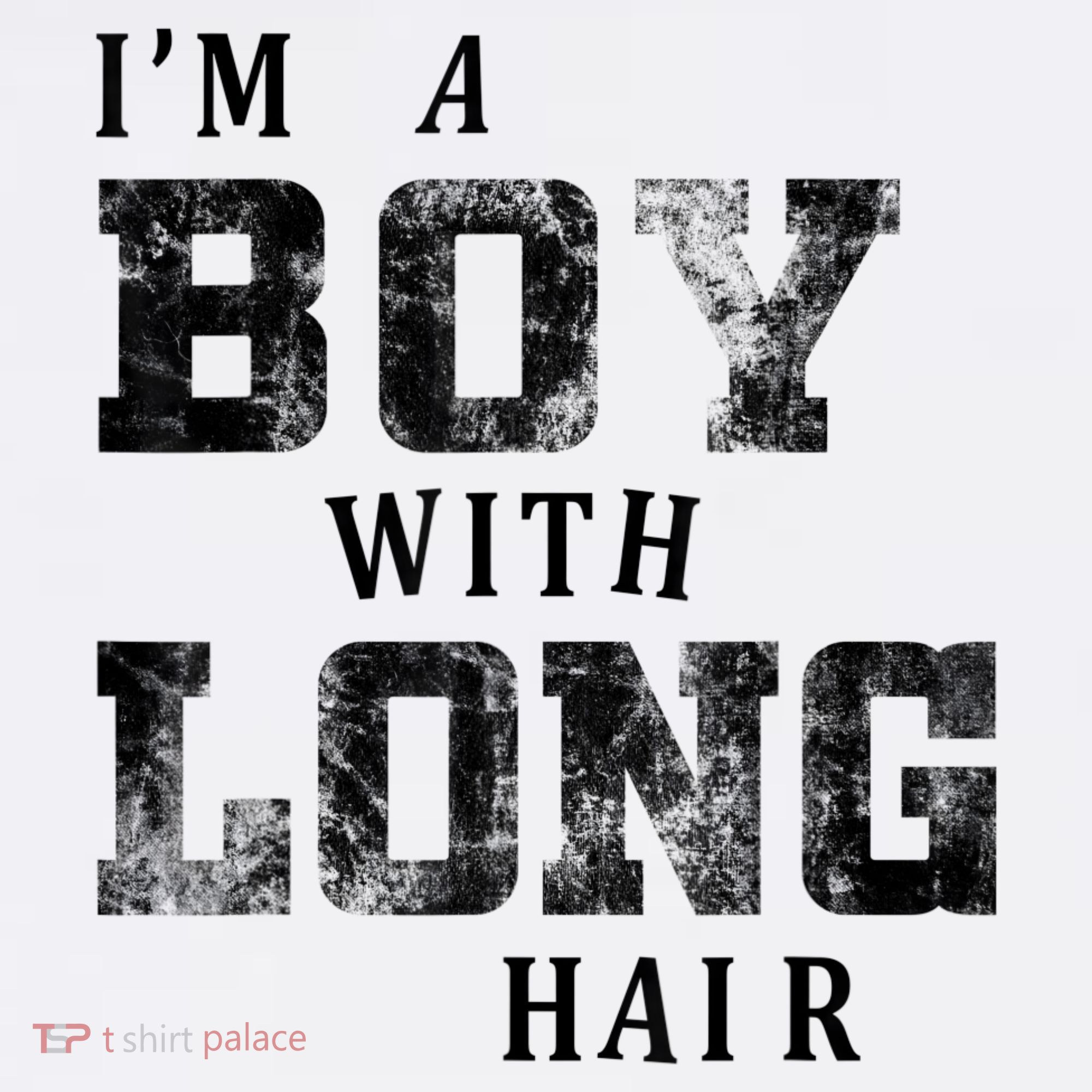 I'm A Boy With Long Hair Funny Long Hair Boy Cool Mousepad