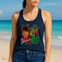 I Am Black History Month Black History Month African American Black Women's Tank Top thumb 2