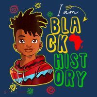 I Am Black History Month Black History Month African American Black Kids Sweatshirt thumb 2