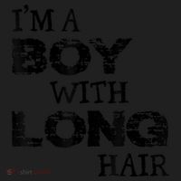 I'm A Boy With Long Hair Funny Cool Long Hair Women's Sweatshirt thumb 2