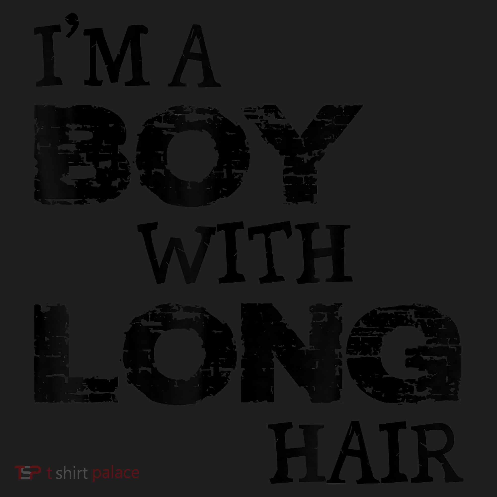 I'm A Boy With Long Hair Funny Cool Long Hair Hat