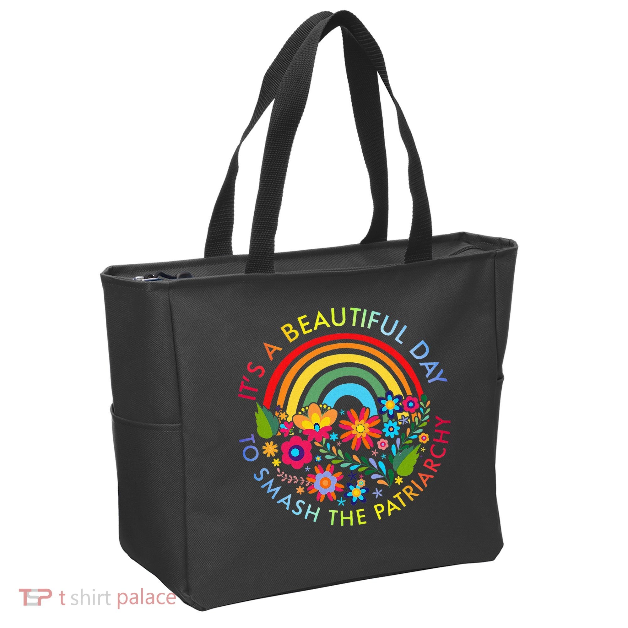 Its A Beautiful Day To Smash The Patriarchy Feminist Tote Bag