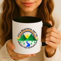 It's A Beautiful Day To Smash The Patriarchy Coffee Mug thumb 3