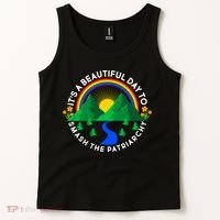 It's A Beautiful Day To Smash The Patriarchy Tank Top thumb 2