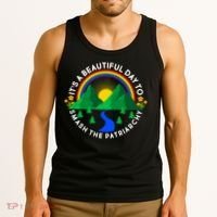 It's A Beautiful Day To Smash The Patriarchy Tank Top thumb 3