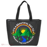 It's A Beautiful Day To Smash The Patriarchy Tote Bag thumb 0