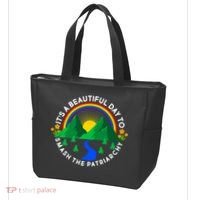 It's A Beautiful Day To Smash The Patriarchy Tote Bag thumb 3