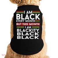 I Am Black Every Month Juneteenth Blackity Doggie Tank thumb 0