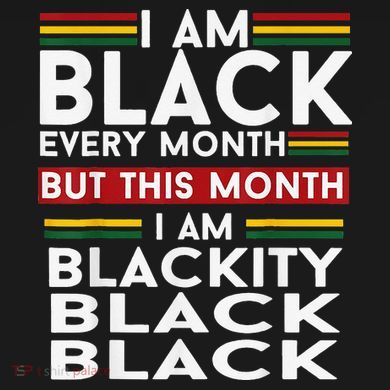 I Am Black Every Month Juneteenth Blackity Doggie Tank