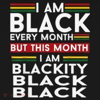 I Am Black Every Month Juneteenth Blackity Pajama Set thumb 2