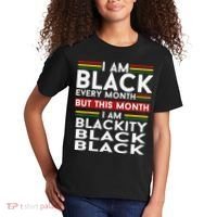 I Am Black Every Month Juneteenth Blackity Kids T-Shirt thumb 2