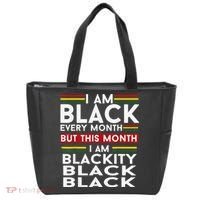I Am Black Every Month Juneteenth Blackity Tote Bag thumb 0