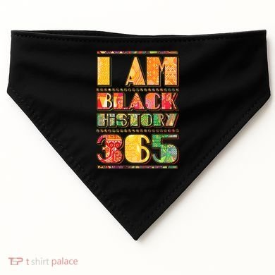 I Am Black History 365 USA-Made Doggie Bandana