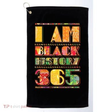 I Am Black History 365 Golf Towel