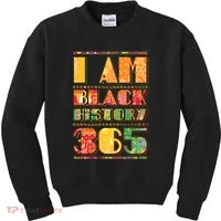I Am Black History 365 Kids Sweatshirt thumb 0