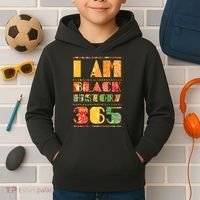 I Am Black History 365 Kids Hoodie thumb 2