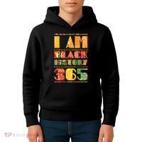 I Am Black History 365 Kids Hoodie thumb 4