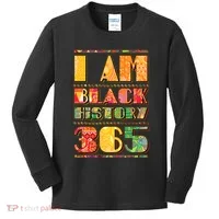 I Am Black History 365 Kids Long Sleeve Shirt thumb 0