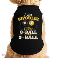 I Am Bipooler Snooker Game Billiards Lover Pool Player Doggie Tank thumb 0