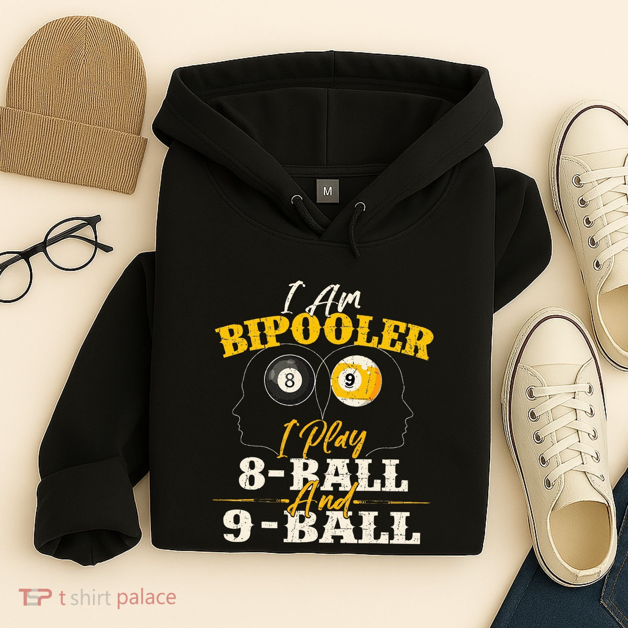 I Am Bipooler Snooker Game Billiards Lover Pool Player Hoodie