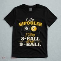 I Am Bipooler Snooker Game Billiards Lover Pool Player T-Shirt thumb 5