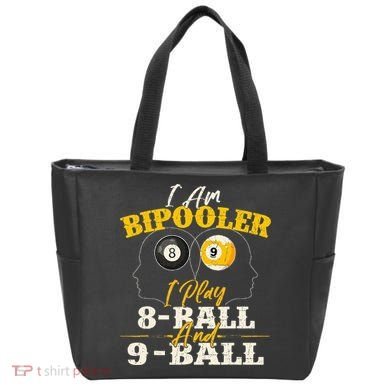 I Am Bipooler Snooker Game Billiards Lover Pool Player Tote Bag