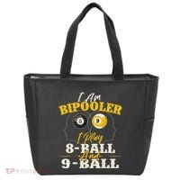 I Am Bipooler Snooker Game Billiards Lover Pool Player Tote Bag thumb 0